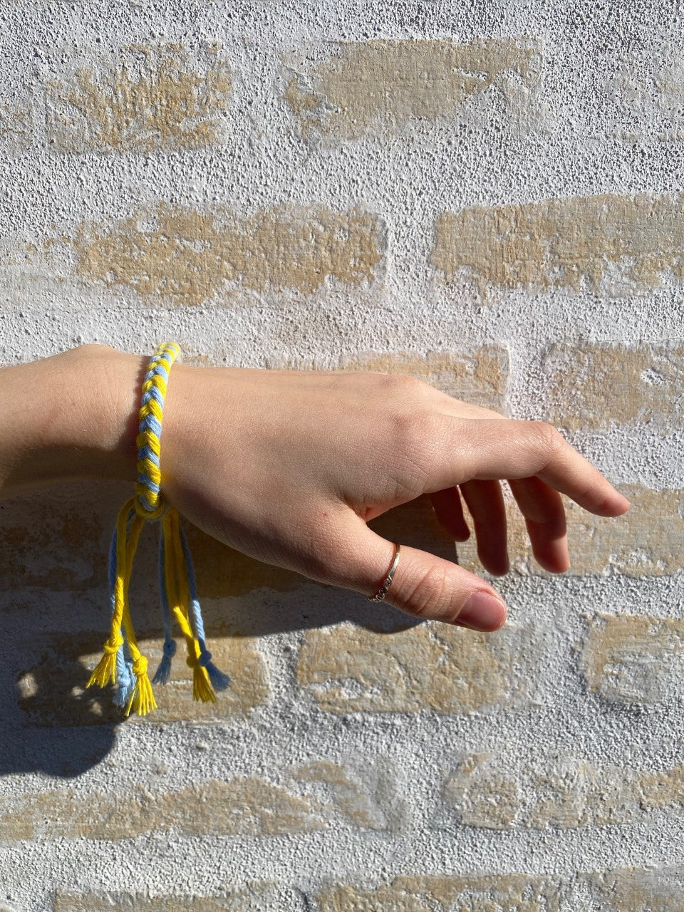 Unisex bracelet handmade by Ukrainian refugees